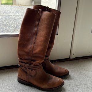 Frye Distressed Boots size 7.5